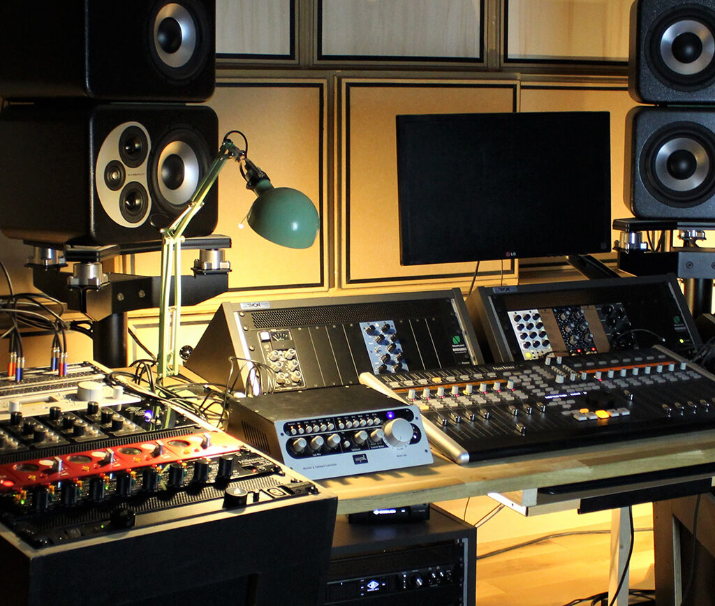 Matériel audio haut de gamme au studio Medusa Prod à Marseille